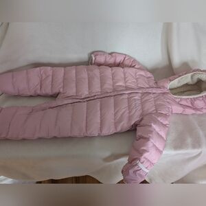 Eddie Bauer Down Baby Snowsuit with Hood And Hand And Foot Cuffs. Size 18 Months